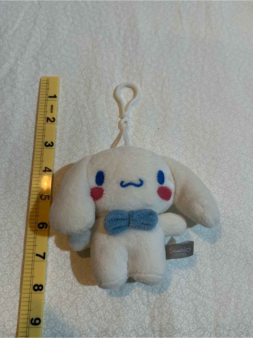 Sanrio Characters Official Plush Doll Series : Standing Cinnamoroll Keyring